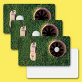 Business Card/ Lenticular Golf Ball Animation Effect - Blank (2"x3 1/2")